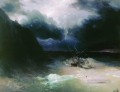 Navegando en una tormenta 1881 Romántico Ivan Aivazovsky ruso